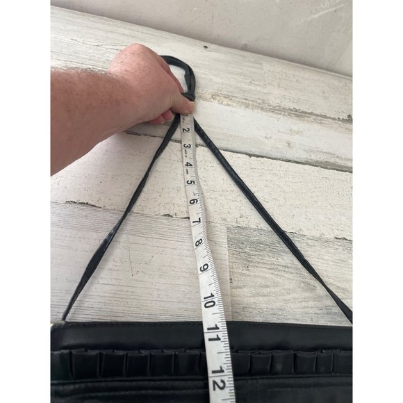 Black crossbody shoulder bag - Picture 6 of 9